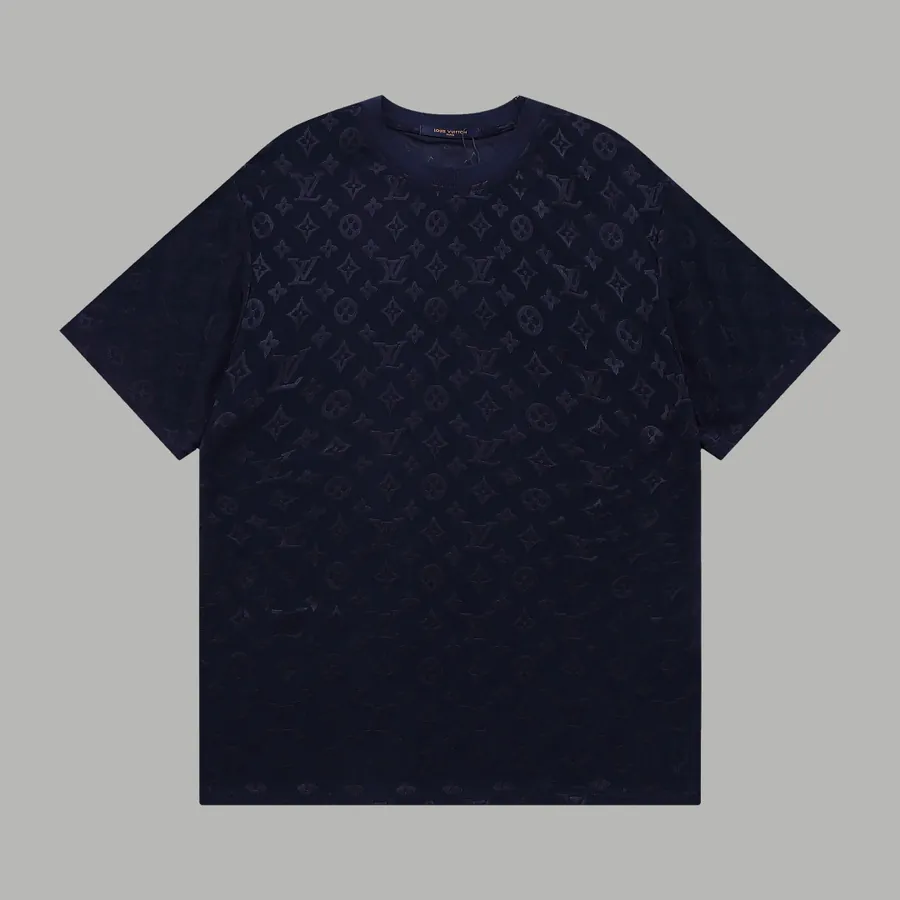 LVV Starry Supply Louis Vuitton Full Print Embroidered Short Sleeve