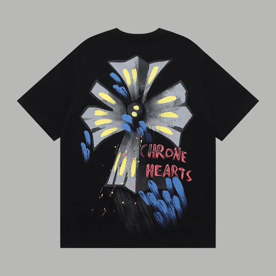 Chro心 CH泼墨烟花短袖 Unisex