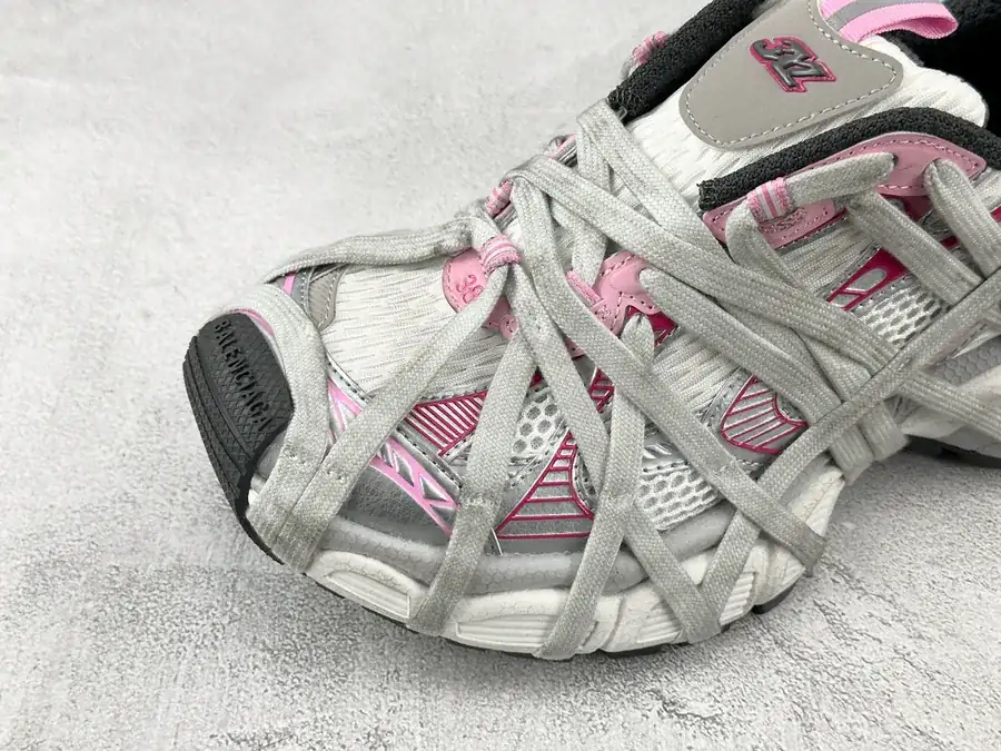 Balenciaga 3XL Bucket Bag in White and Gray