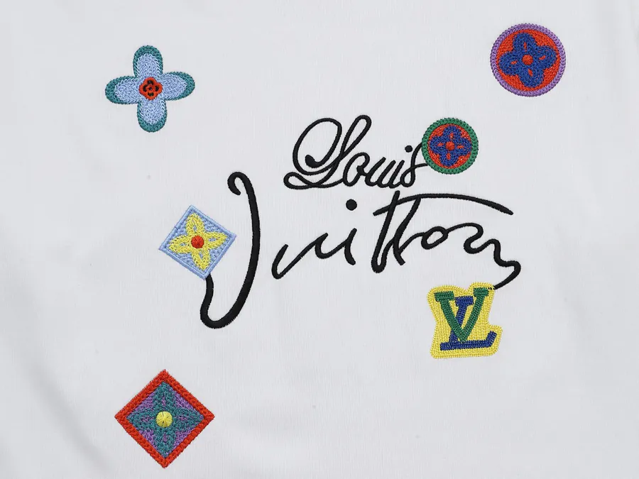Louis Vuitton Doodle Embroidery Short Sleeve