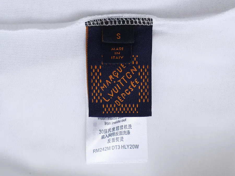 LVV Starry Supply Louis Vuitton LV Embroidered Multi Technique Letter T Shirt