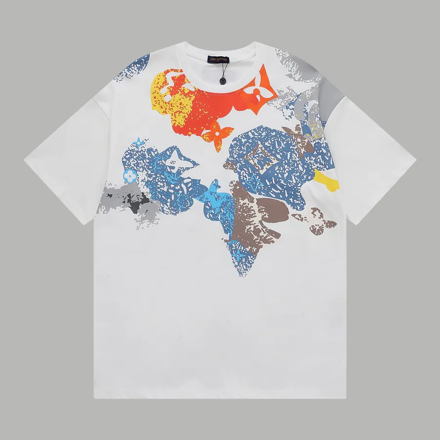 Louis Vuitton Fire Cloud Multifunctional Alphabet Short Sleeve
