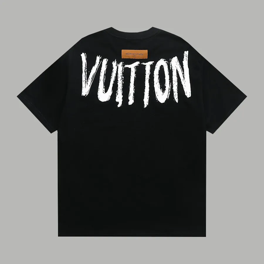 LV Starry Exclusive Scarf Red Embroidered Short Sleeve