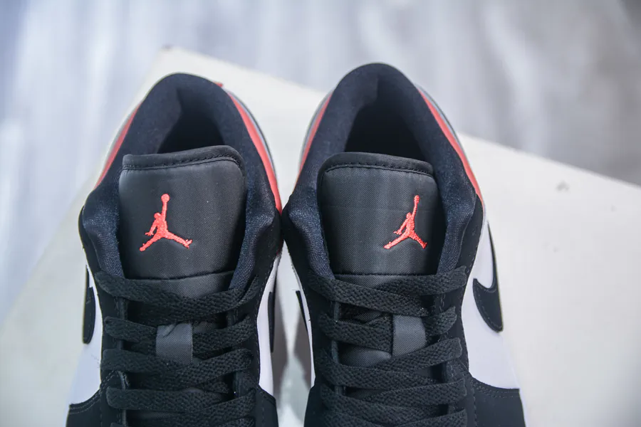 Air Jordan AJ1 Low Black Red Black Toe
