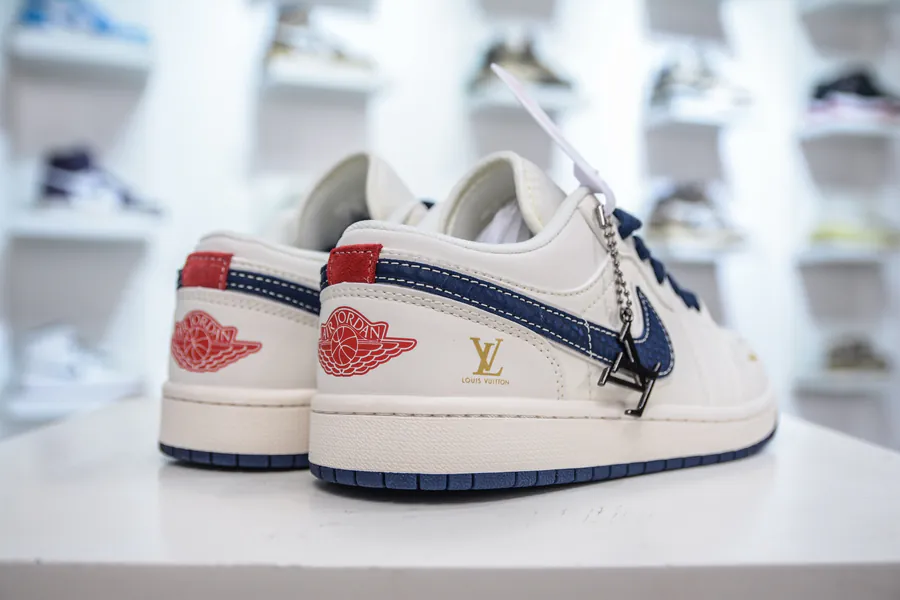 Louis Vuitton Air 1 Low X Custom Color, Premium Materials