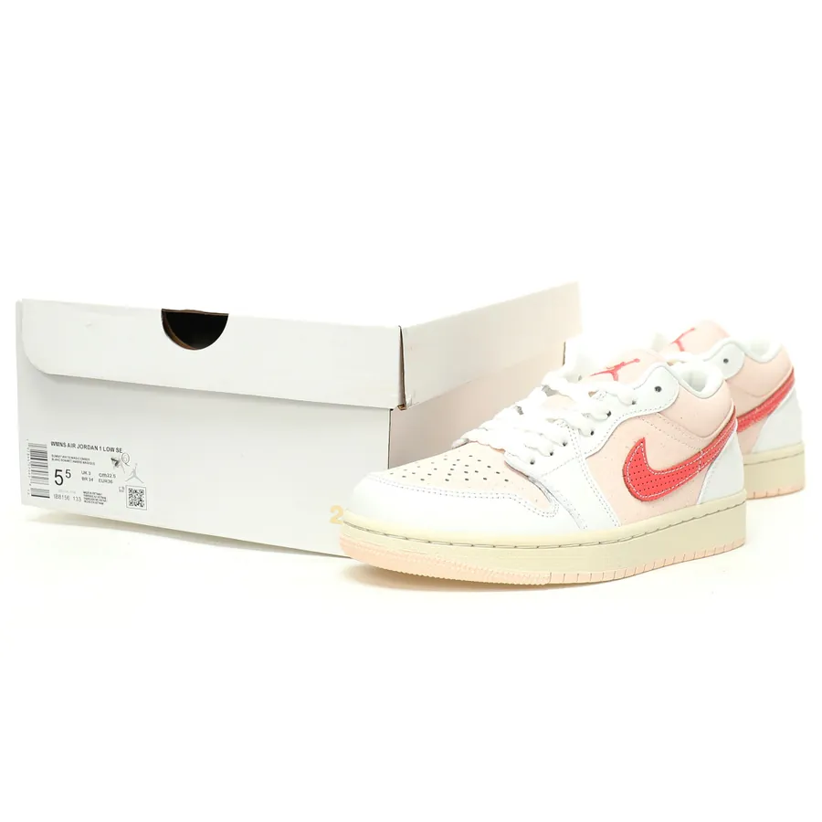Air 1 Low Strawberry Milkshake 1st Generation Classic Retro Cultural Casual Sports Bucket