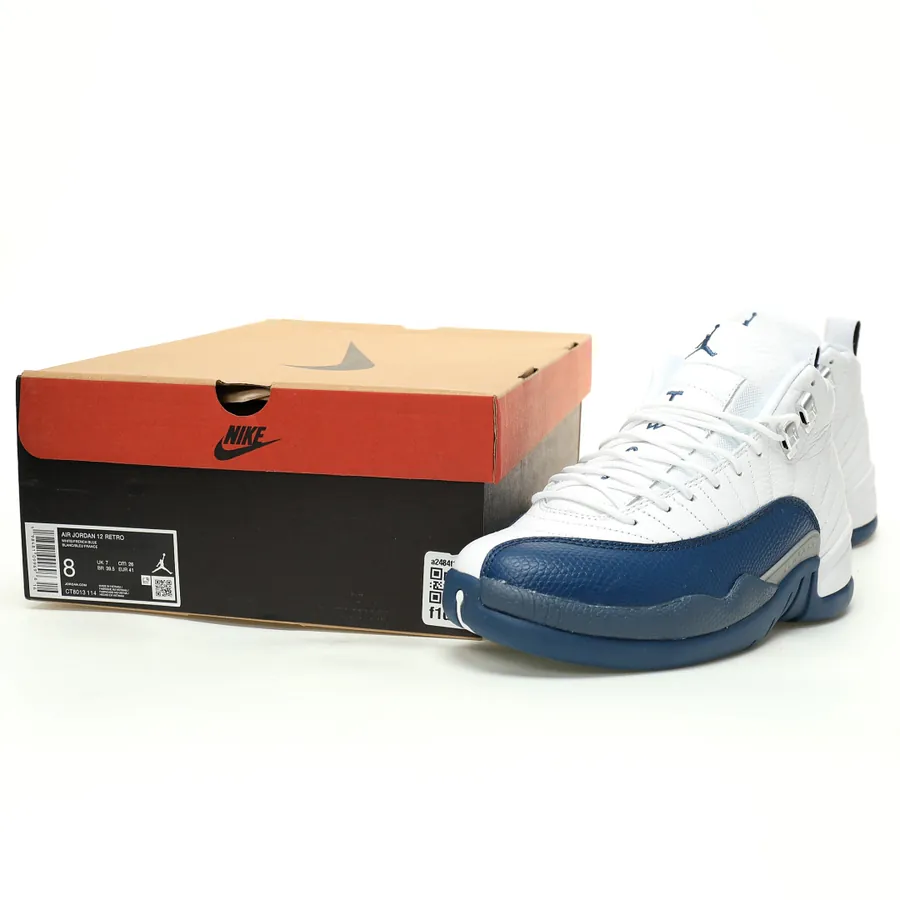 Air 12 Retro 'French Blue' Melo Edition, High Top Basketball Shoes