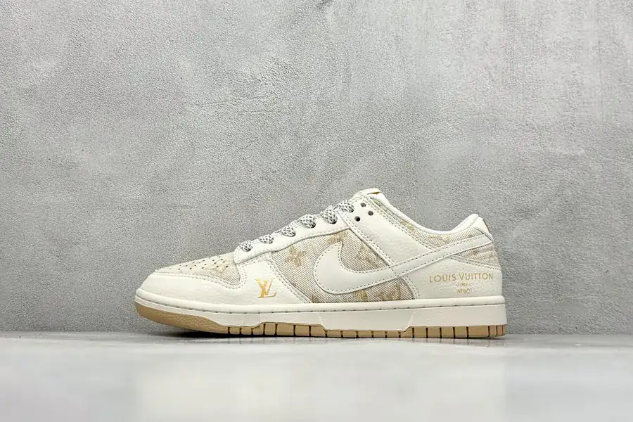 Nike SB Dunk Low x Louis Vuitton White Yellow