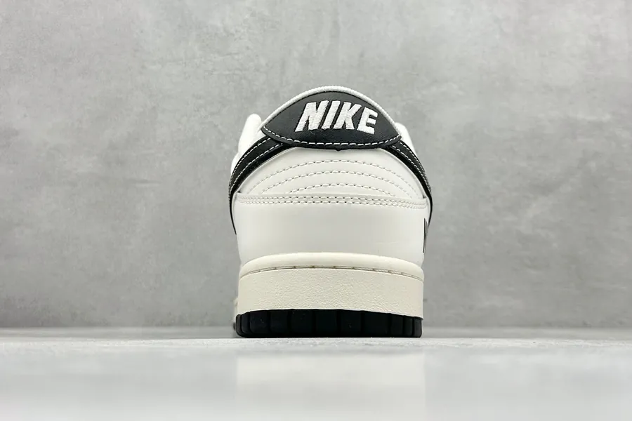 Nike SB Dunk Low in White and Black with Three Small Hooks