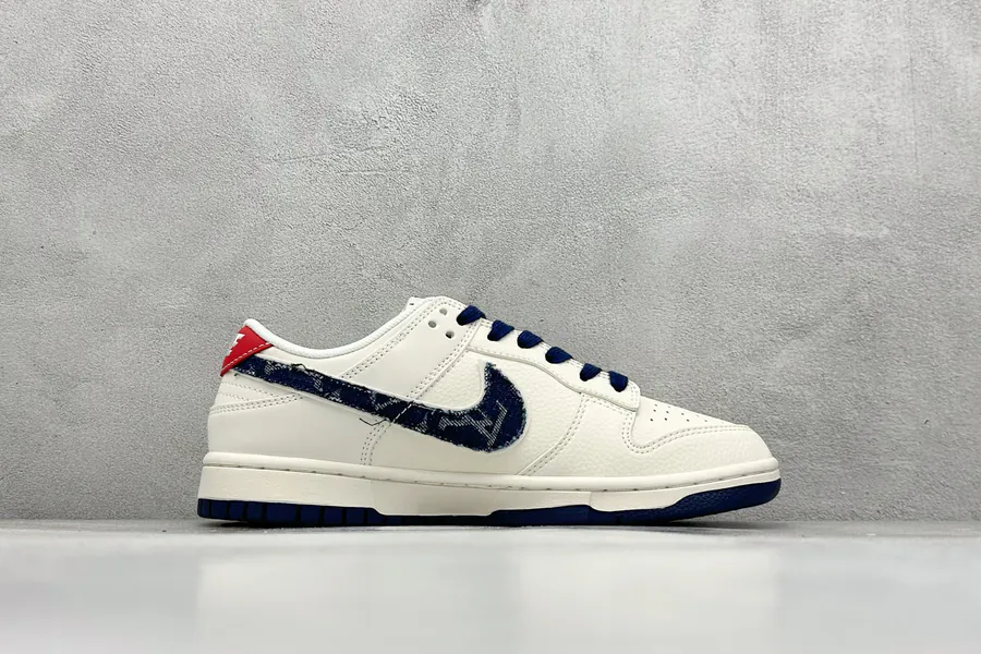 OG Version Nike SB Dunk Low x Louis Vuitton White Blue