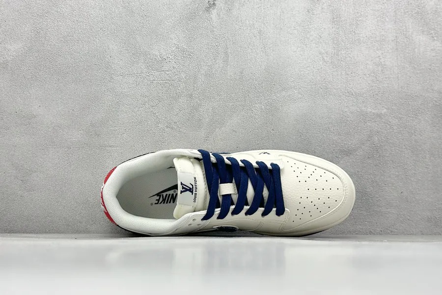 OG Version Nike SB Dunk Low x Louis Vuitton White Blue