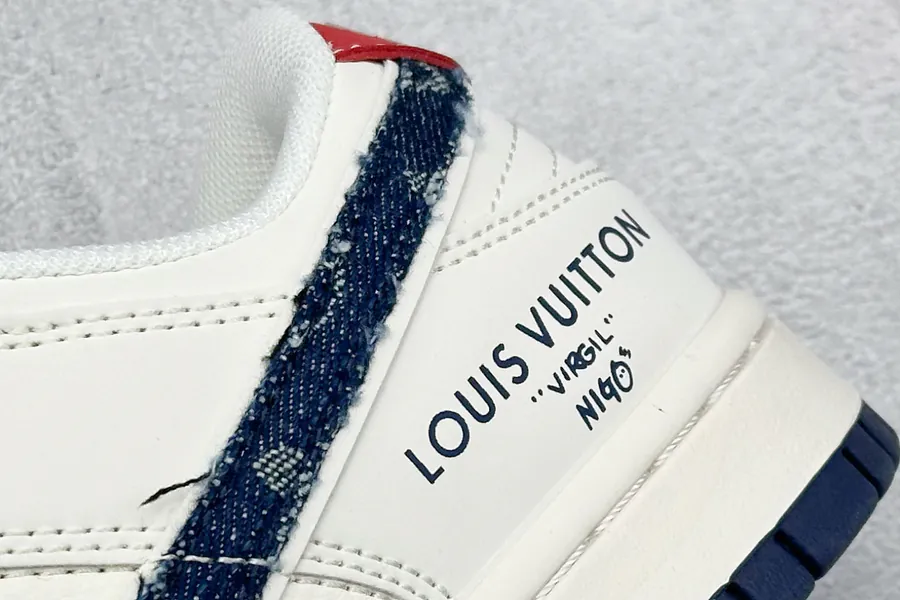OG Version Nike SB Dunk Low x Louis Vuitton White Blue