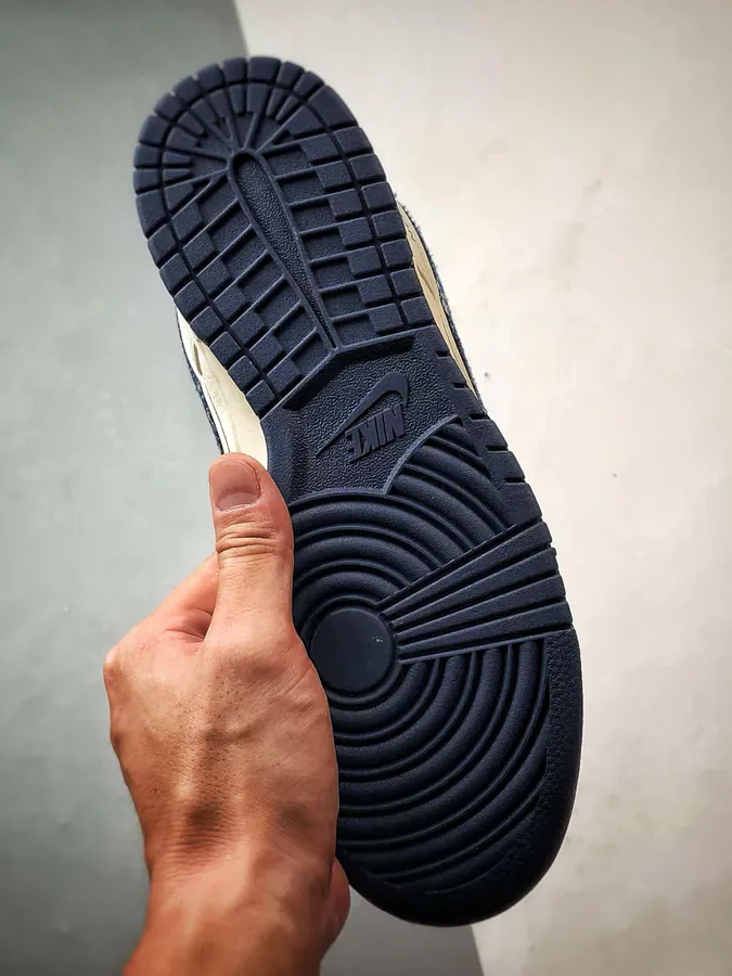 LV White Blue Denim Low Sneaker