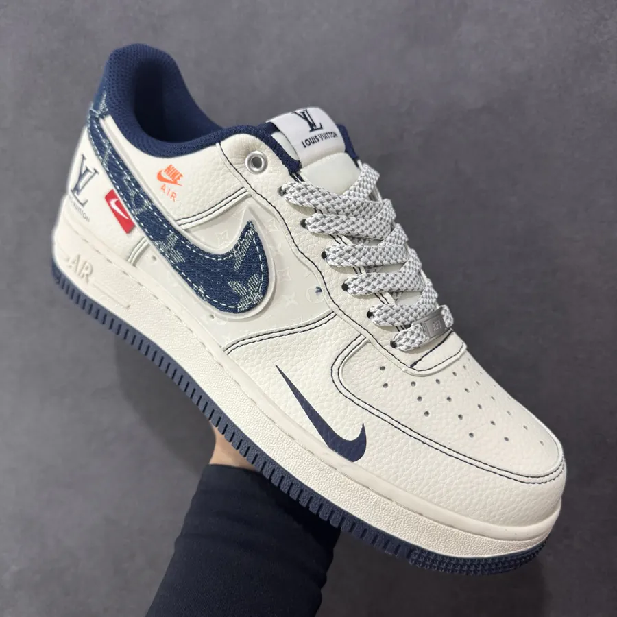 Louis Vuitton x Nk Air Force 1’07 Custom Color Low Top Sneaker