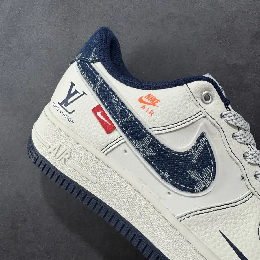 Louis Vuitton x Nk Air Force 1’07 Custom Color Low Top Sneaker
