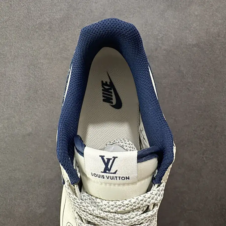 Louis Vuitton x Nk Air Force 1’07 Custom Color Low Top Sneaker