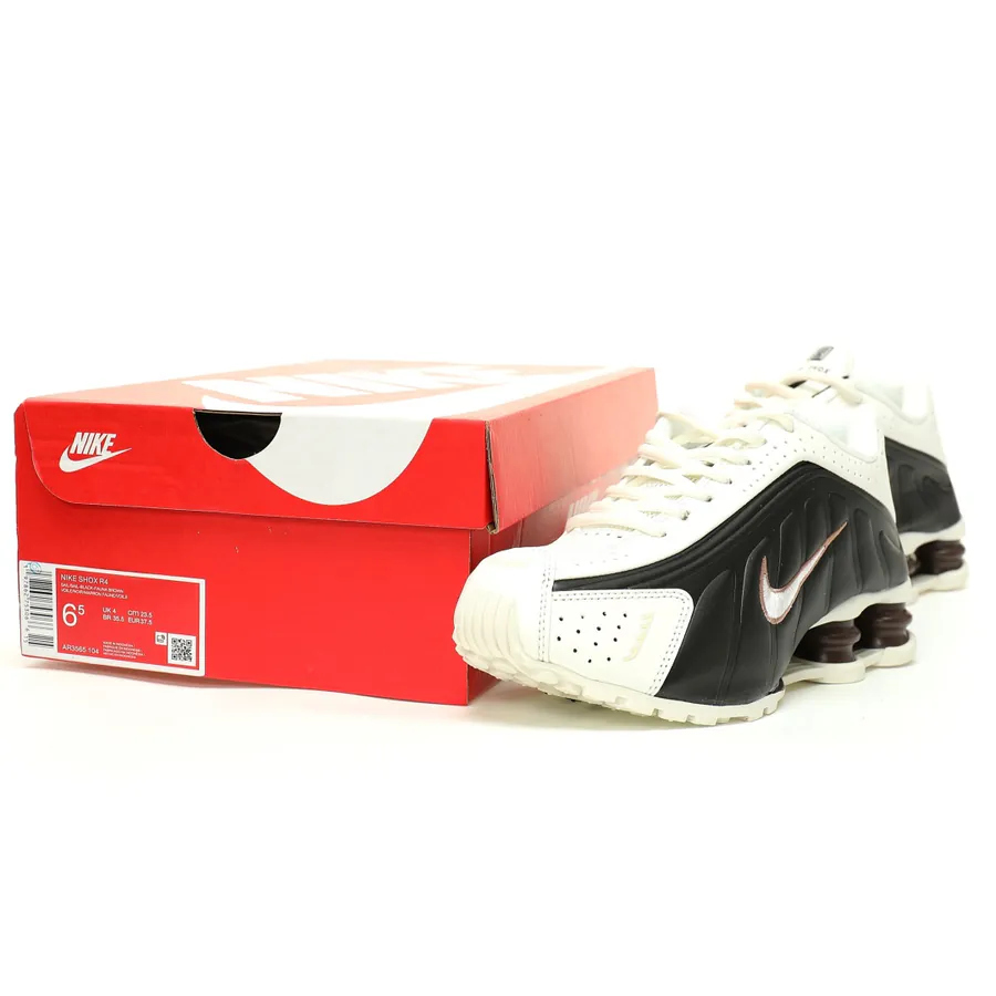 Nike Shox OG 'Sail Black Fauna Brown' Sci Fi Inspired Running Shoes