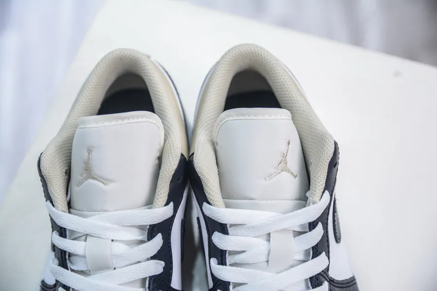 Air Jordan AJ1 Low White Black Beige