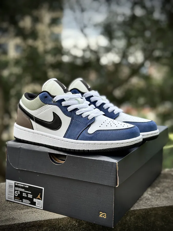 Air Jordan 1 Low KK Version Black Blue