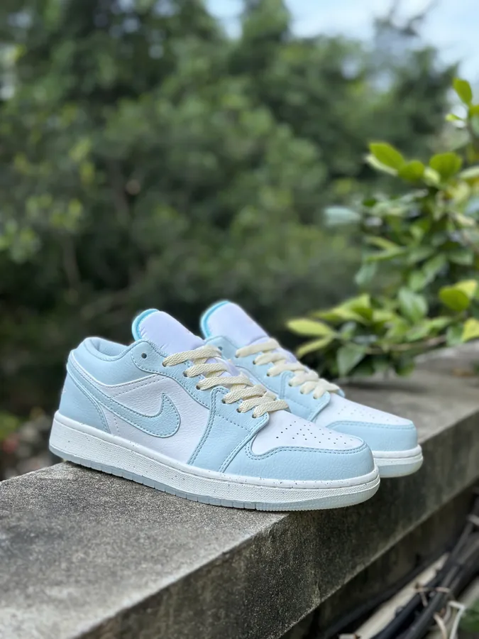 Air Jordan 1 Low Method of Make Blue White