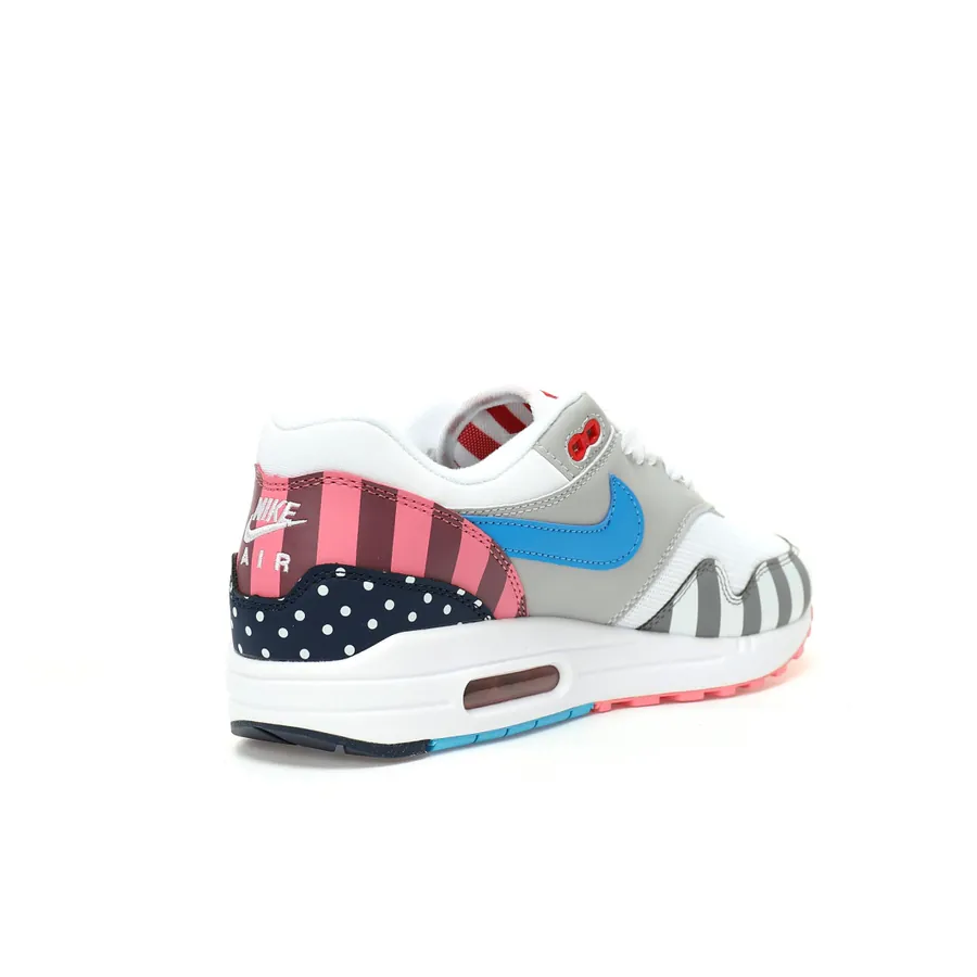 Piet Parra x Nike Air Max 1 Premium 'Parra White Pink Splicing' Low Sneaker