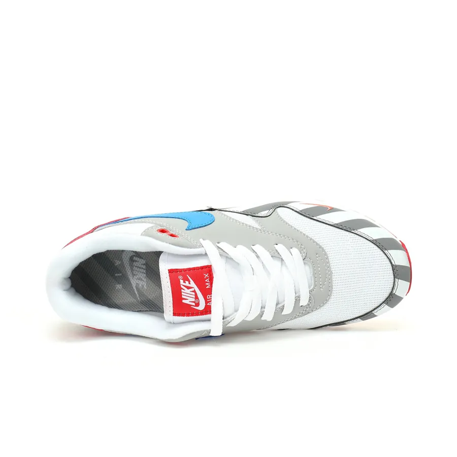 Piet Parra x Nike Air Max 1 Premium 'Parra White Pink Splicing' Low Sneaker