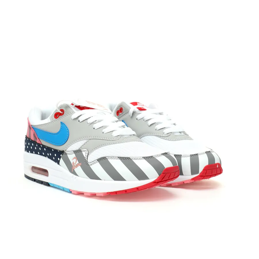 Piet Parra x Nike Air Max 1 Premium 'Parra White Pink Splicing' Low Sneaker