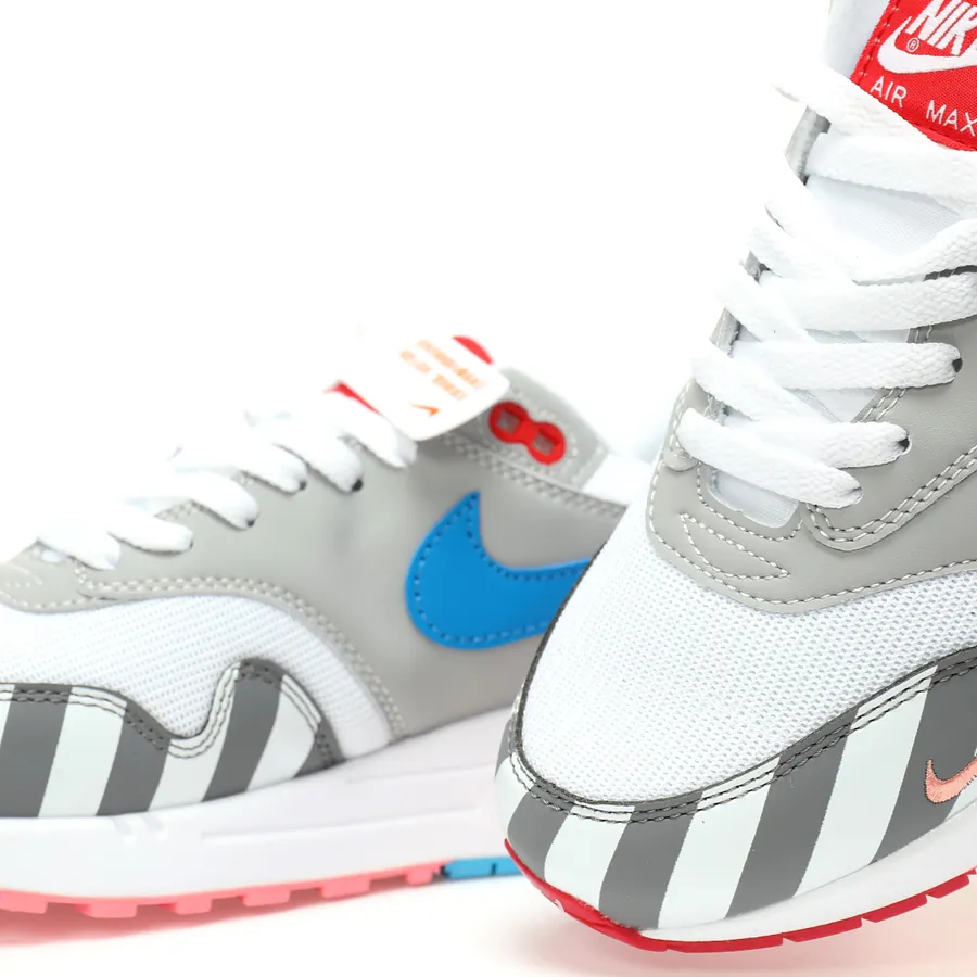 Piet Parra x Nike Air Max 1 Premium 'Parra White Pink Splicing' Low Sneaker