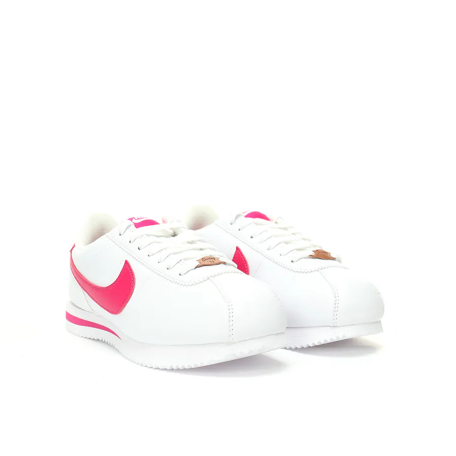 Cortez Low 'White Pink Prime' Vintage Style Retro Running Shoes