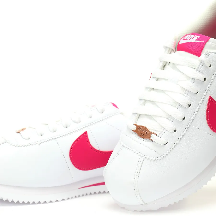 Cortez Low 'White Pink Prime' Vintage Style Retro Running Shoes
