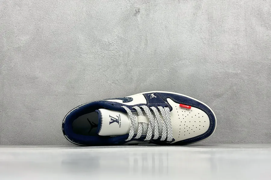 Air Jordan 1 Retro Low x Louis Vuitton Blue White