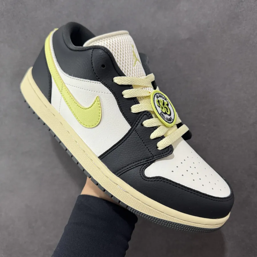 Air Jordan AJ1 Low Original Version Black, White, Green