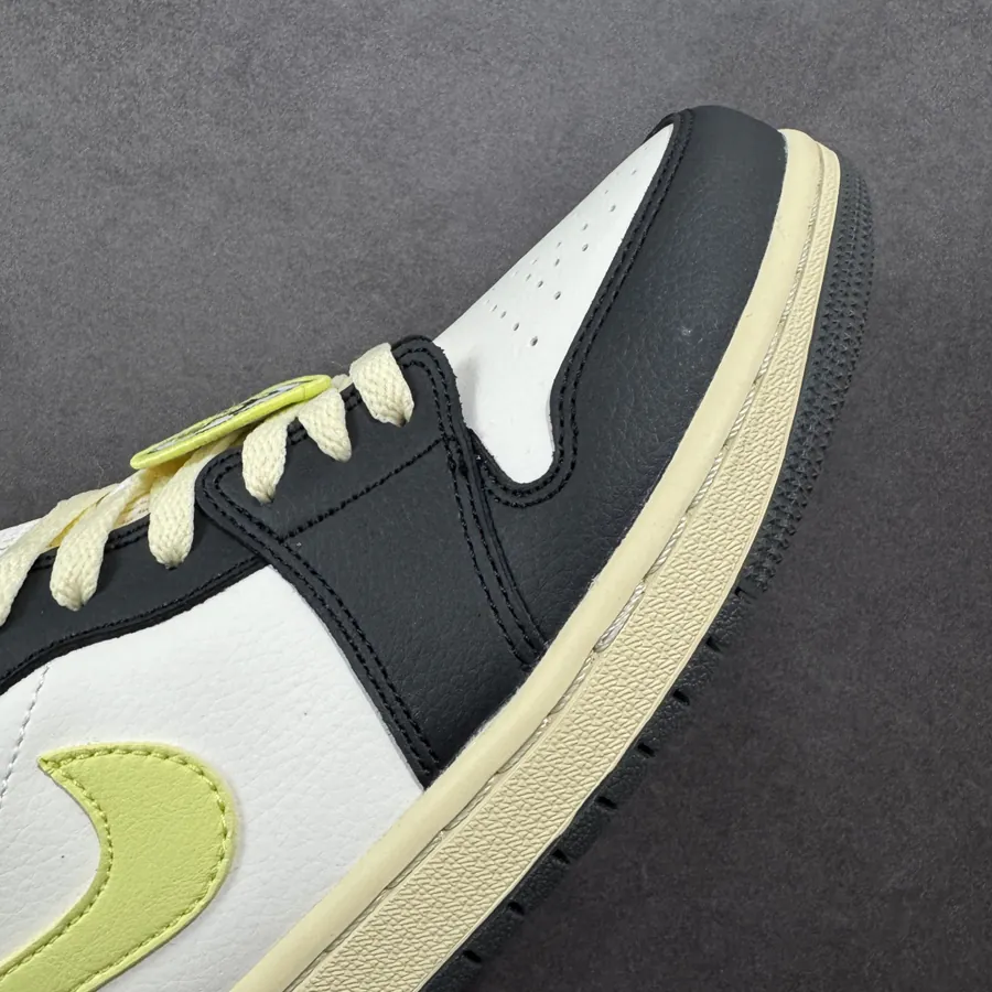 Air Jordan AJ1 Low Original Version Black, White, Green