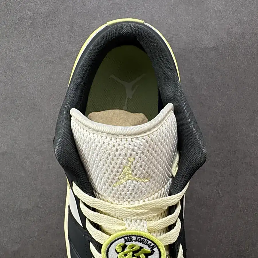 Air Jordan AJ1 Low Original Version Black, White, Green