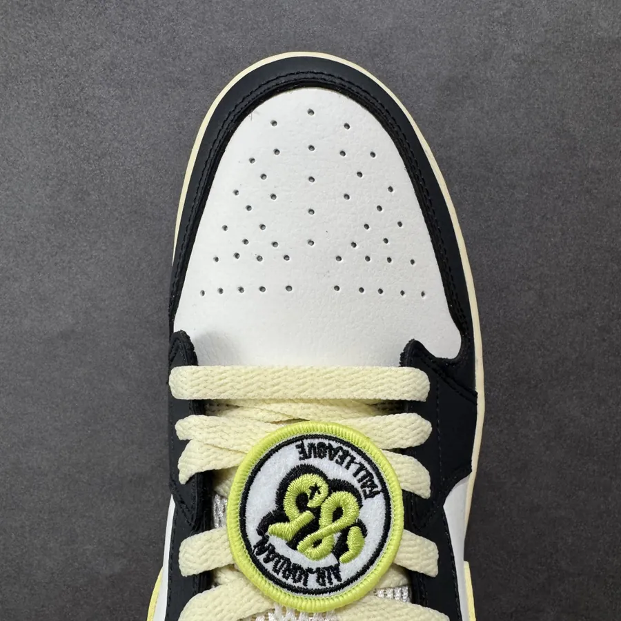 Air Jordan AJ1 Low Original Version Black, White, Green