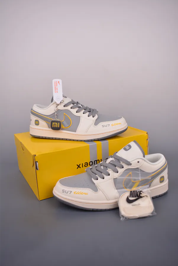 Nike Jordan 1 Custom Box, High Cleanliness, Grained Calfskin