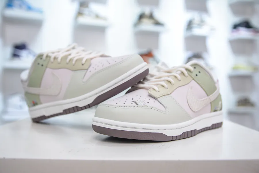 Nike Dunk Low Mushroom Green Powder Exclusive Original