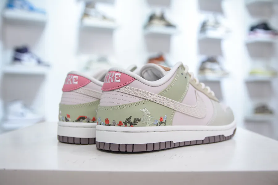 Nike Dunk Low Mushroom Green Powder Exclusive Original