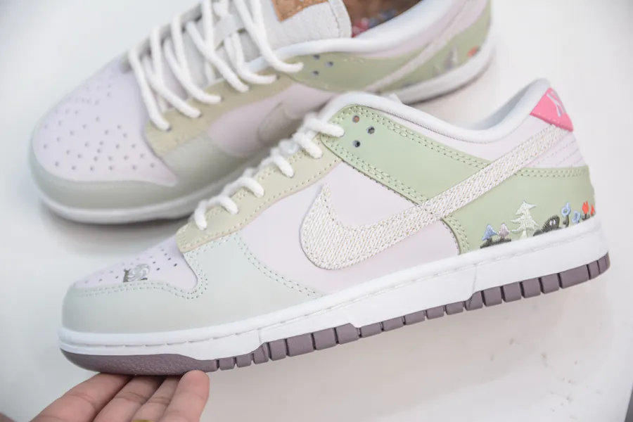 Nike Dunk Low Mushroom Green Powder Exclusive Original