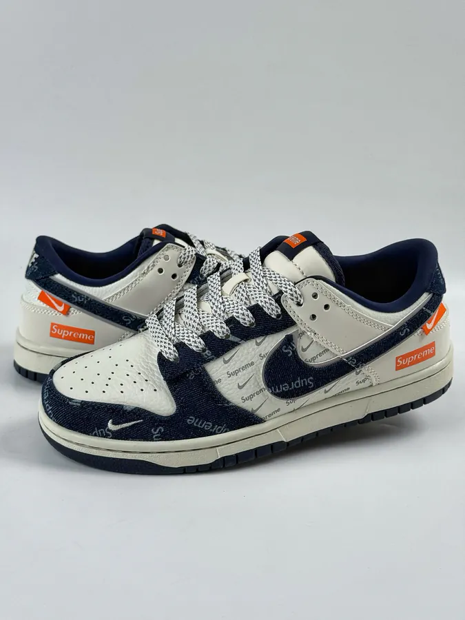 Nike SB Dunk Low x Supreme Blue and White Checkerboard