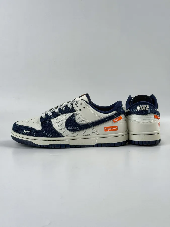 Nike SB Dunk Low x Supreme Blue and White Checkerboard