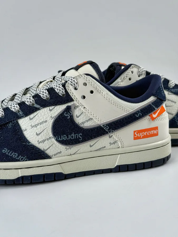 Nike SB Dunk Low x Supreme Blue and White Checkerboard