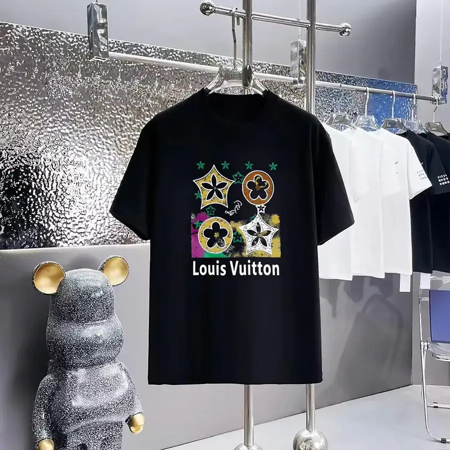 LOUIS VUITTON印花圆领短袖T恤