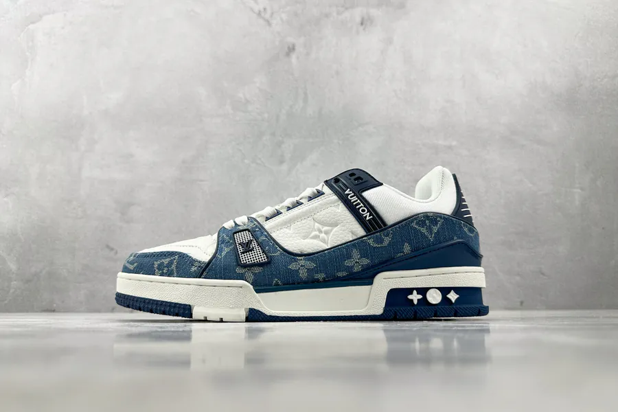 LV Trainer in White and Blue
