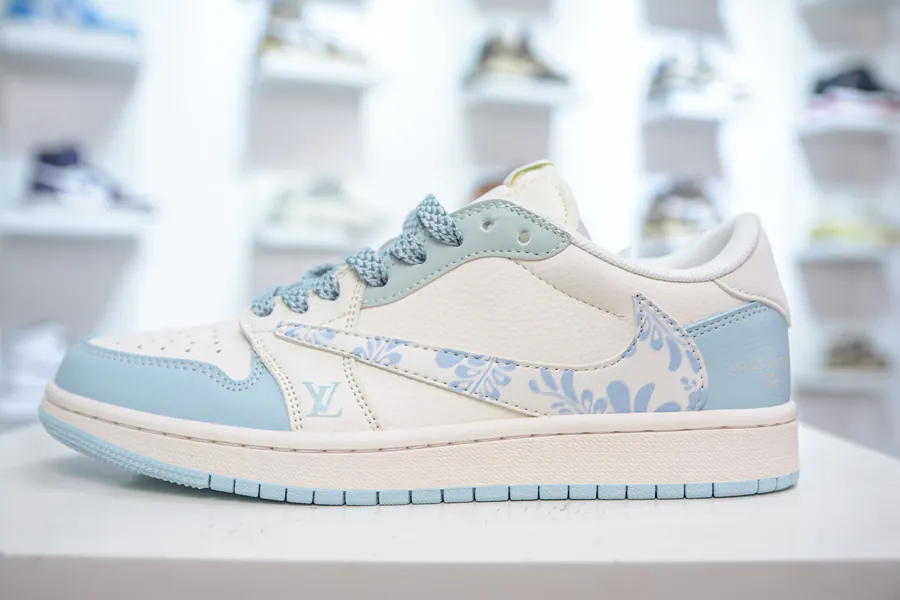 TS x Air x Louis Vuitton 1 Low Custom Color