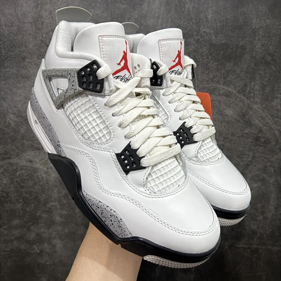 Air Jordan AJ4 Retro 'White Cement' 2025 Edition