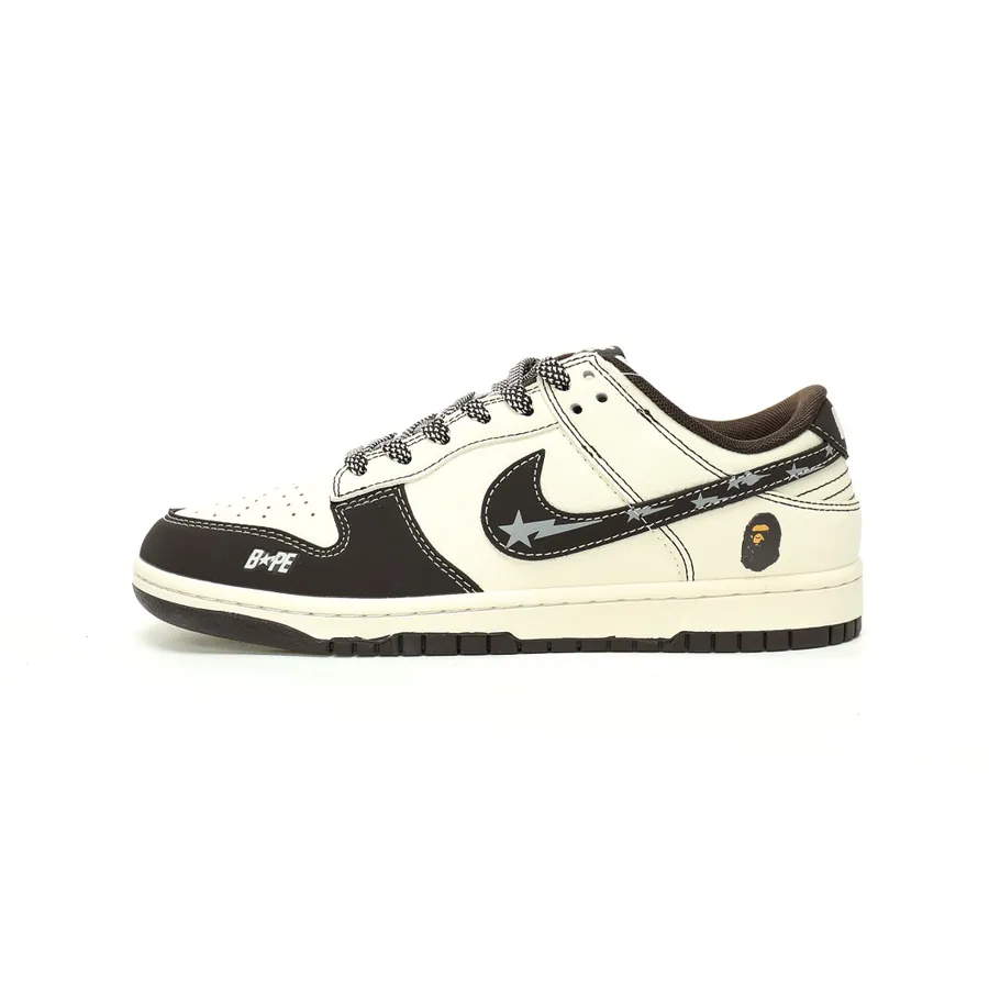SB Dunk Low x A Bathing Ape Collaboration Low Top Sneaker