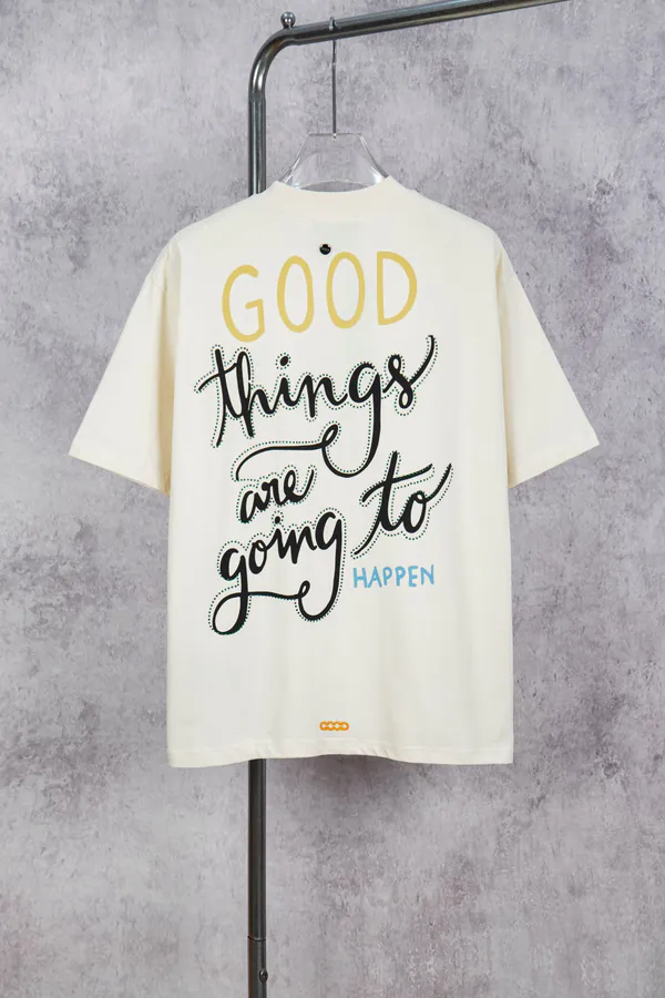 GOODBRAND Coconut Tree Embellished T Shirt with Star Design, Unisex