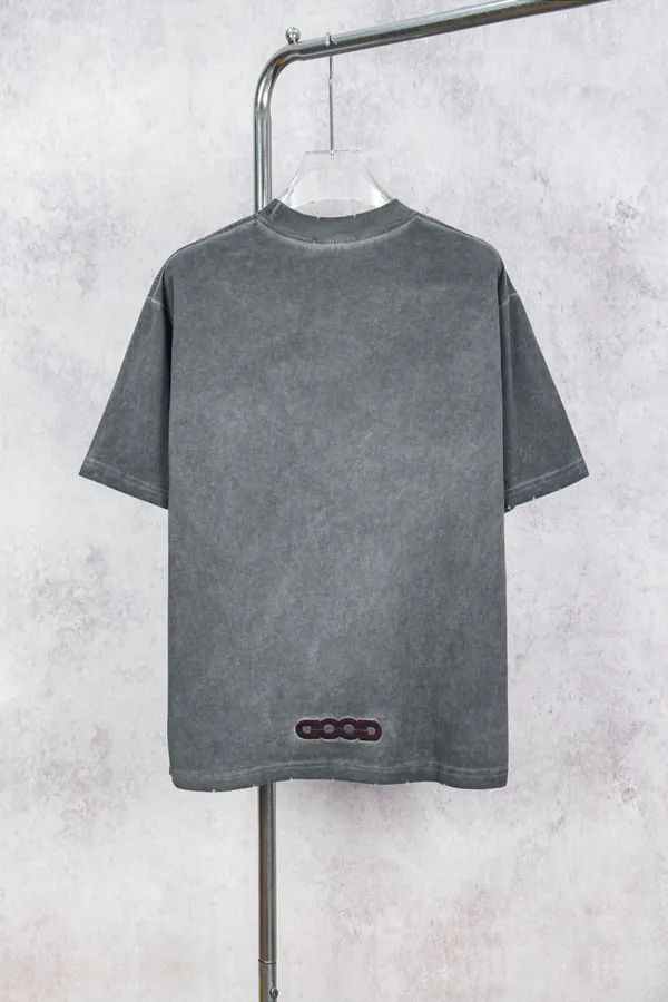 GOODBRAND 25ss Oversized Short Sleeve with Distressed Detail