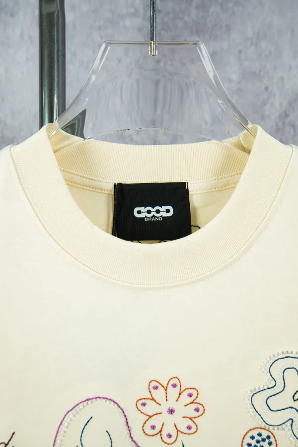 GOODBRAND 25ss Eternal Flower Embroidery Short Sleeve